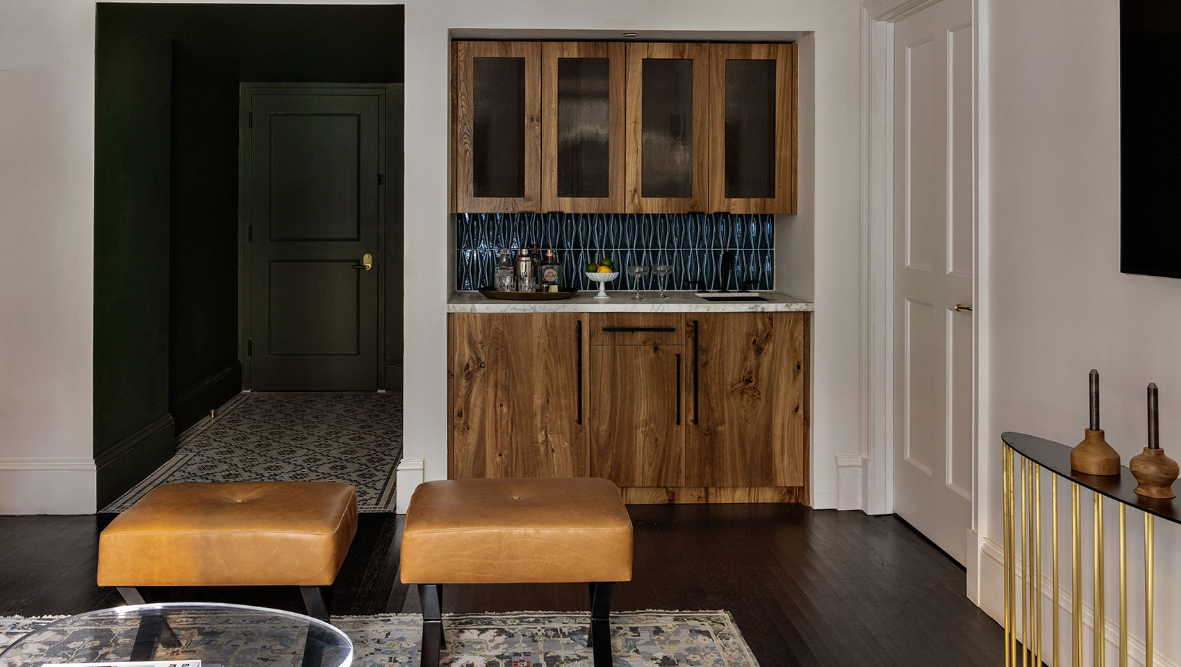 Suite Entry Room and Mini Bar